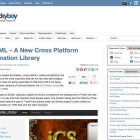 jCSML – A New Cross Platform Animation Library
