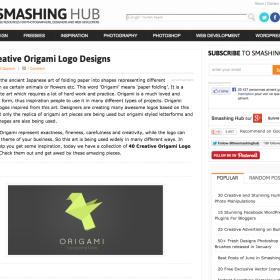 40 Creative Origami Logo Designs